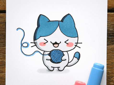 Tutoriel de dessin étape par étape du kawaii animaux