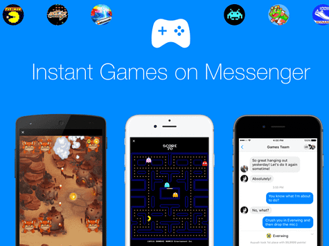 Les meilleurs jeux Facebook Messenger / Instant